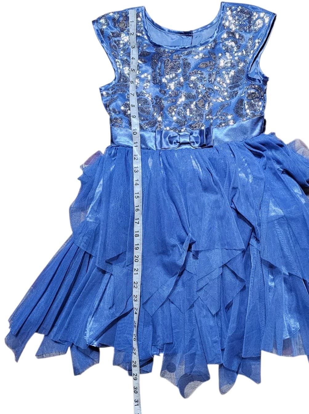 Jona Michelle Slevless Formal Pageant Royal Blue Size 7 - Thumbnail 8