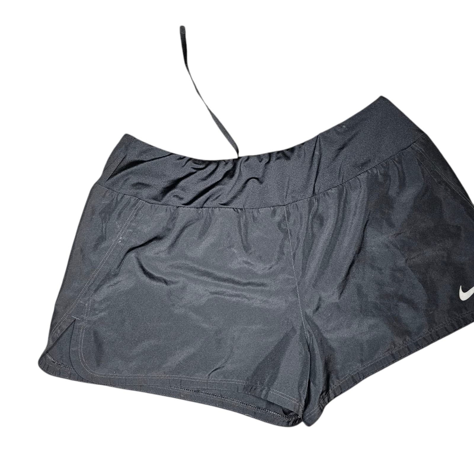 Nike Athletic Black Lined Shorts Large built in briefs w Pouch Women’s - Thumbnail 3