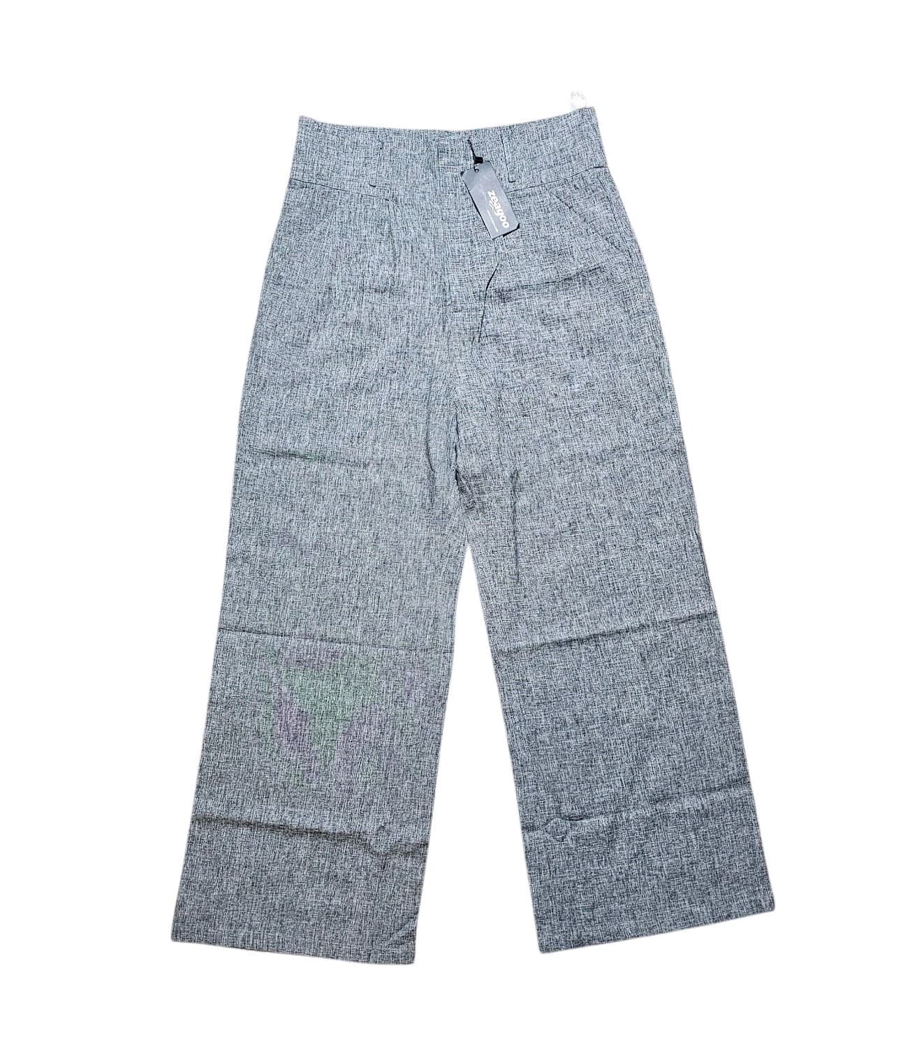 Zeagoo Wide Leg Tweed Like Trousers Womans Size Xl