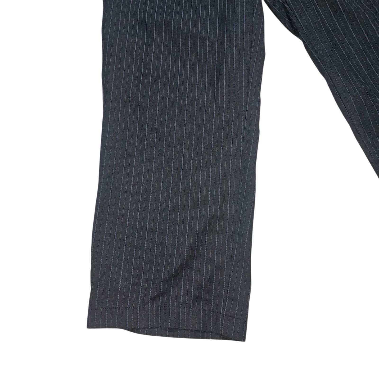 Gulliano Coture Pin Stripe Vito Pants Size 38r/32r - Thumbnail 4