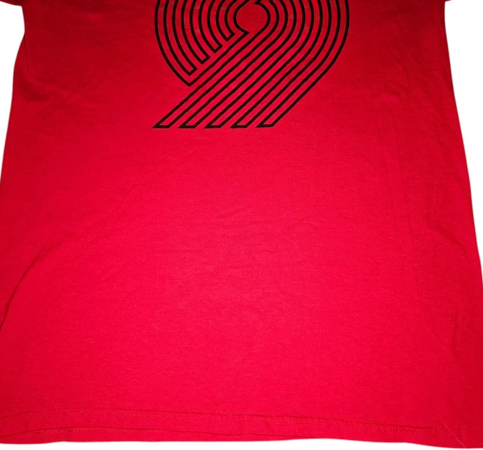 Portland Trailblazers Logo Graphic Print Shirt Mens S NBA - Thumbnail 2