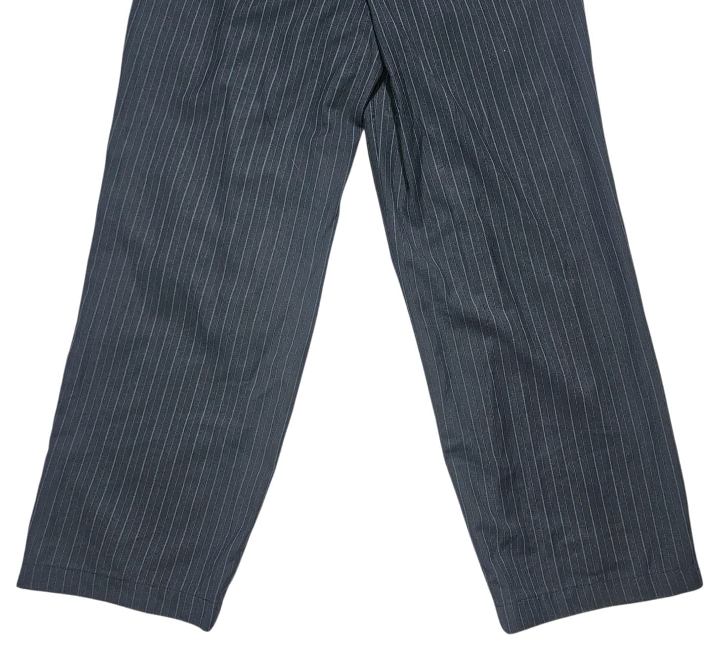 Gulliano Coture Pin Stripe Vito Pants Size 38r/32r - Thumbnail 8