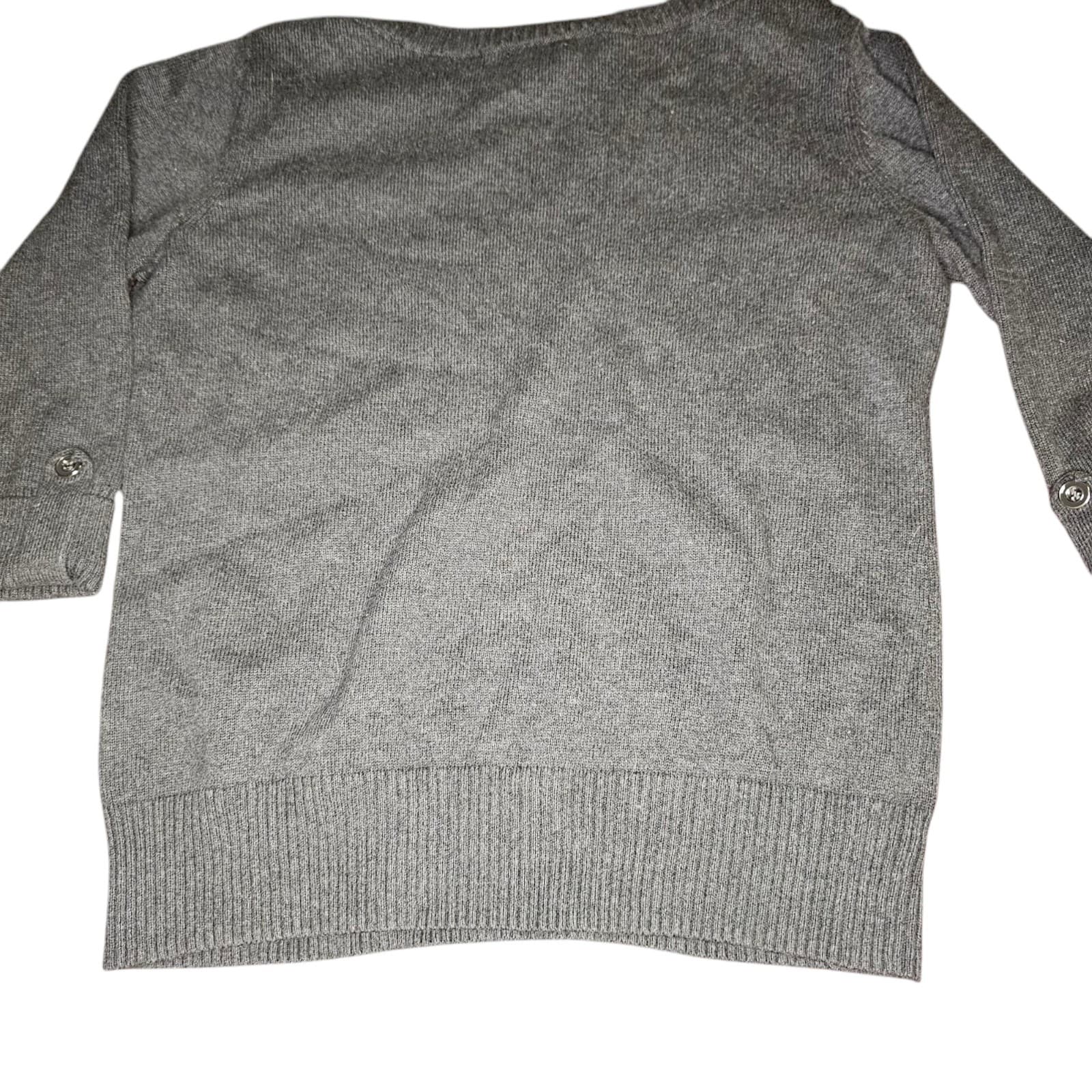 Karen Scott Petites Sweater Cable Knit Boat Neck Women's Small - Thumbnail 7