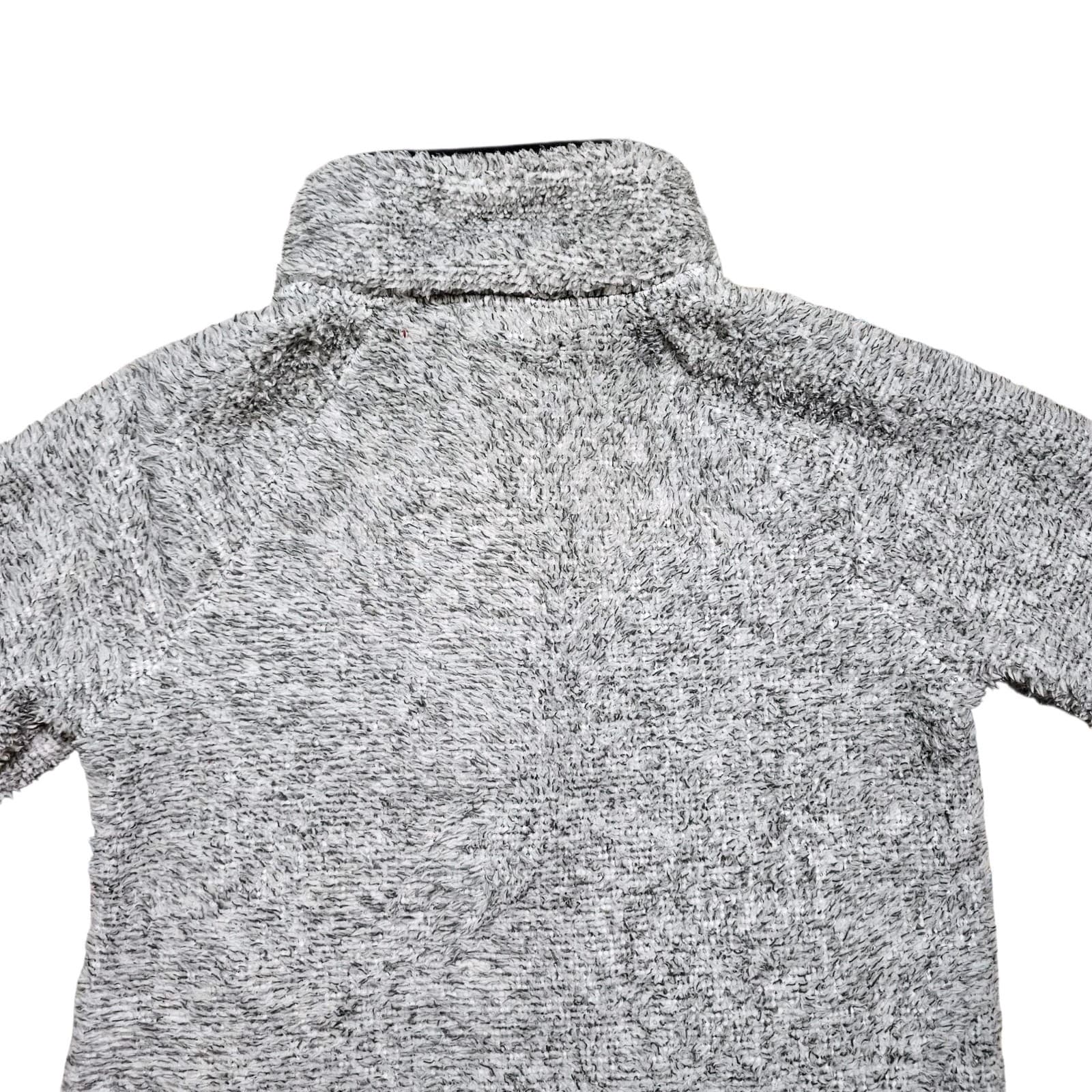 Maurices Gray And Buffalo Plaid Sherpa Pullover Sweater New With Tags Size Xs - Thumbnail 5