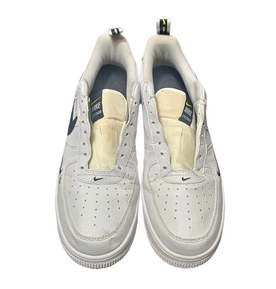 Nike Air Force 1' 07' Lv8 Utility White Black AJ7747-100 Size Men's US10 - Thumbnail 11