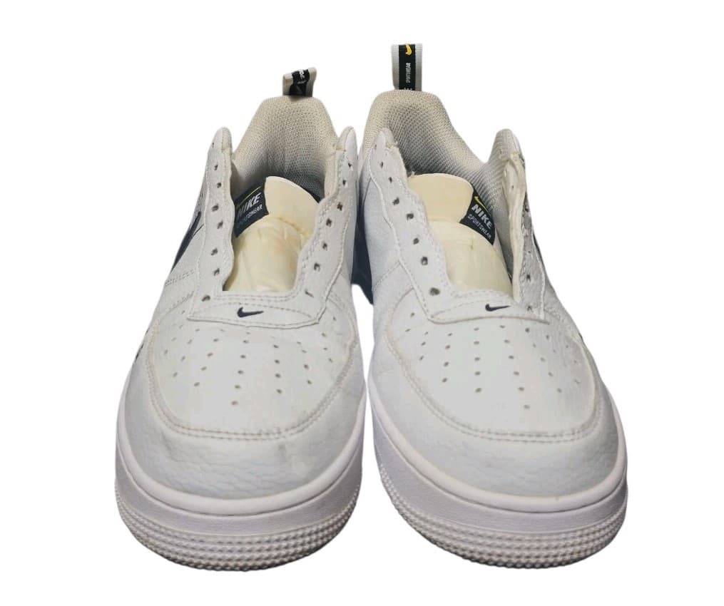 Nike Air Force 1' 07' Lv8 Utility White Black AJ7747-100 Size Men's US10 - Thumbnail 12