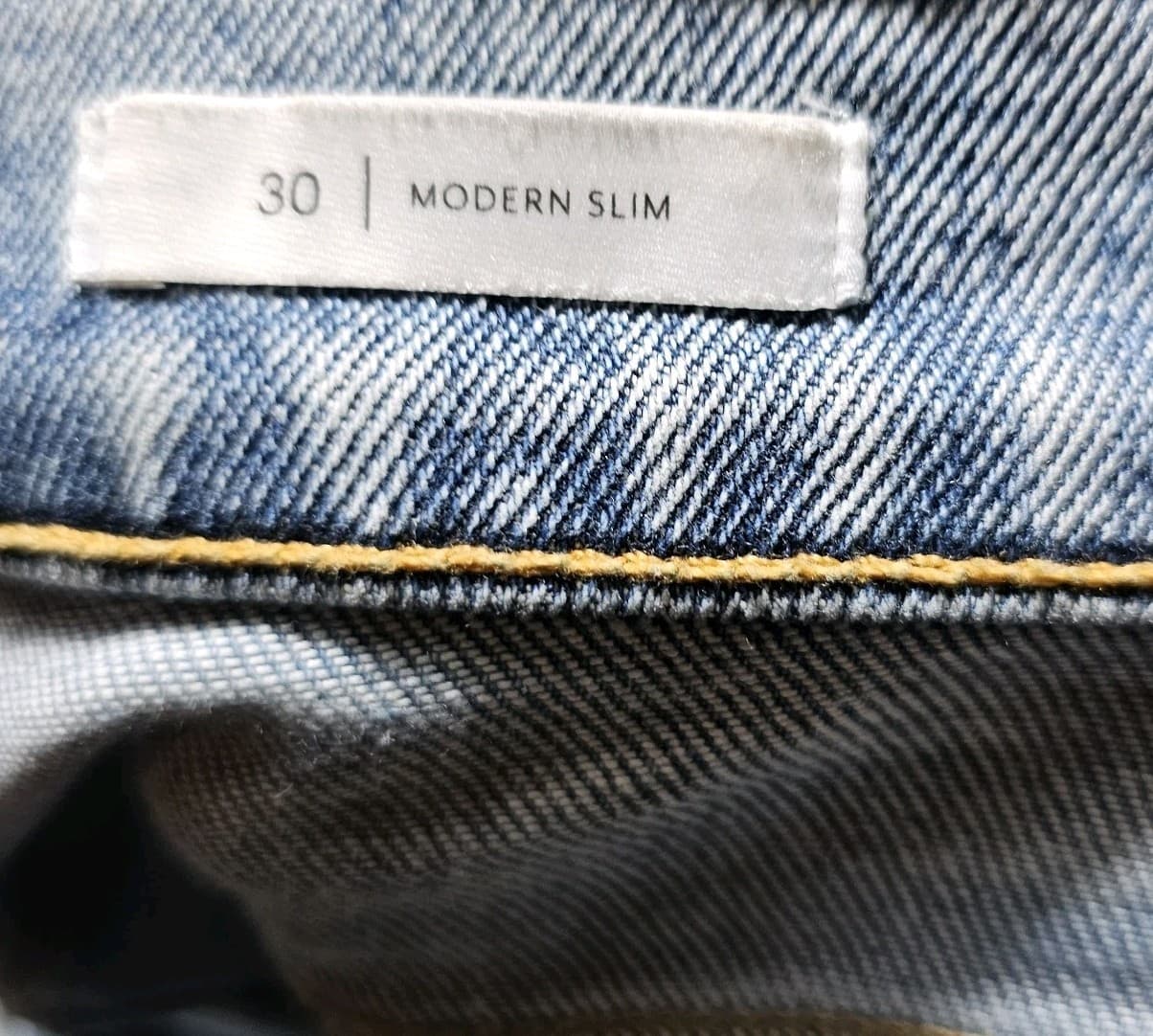 BLDWN Baldwin Modern Slim Jeans Men’s 30 Light Wash Made in USA Premium Denim - Thumbnail 10