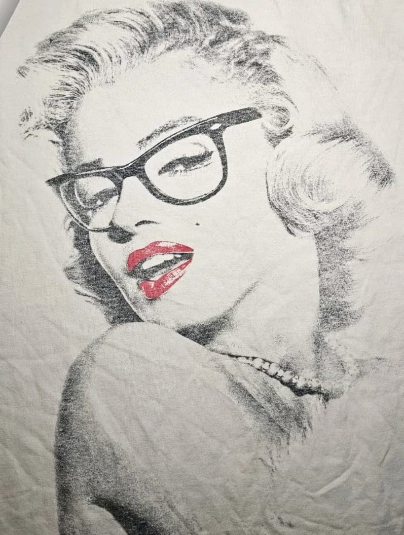 Marlyn Monroe Alstyle Long Sleeve Shirt Size M - Thumbnail 5