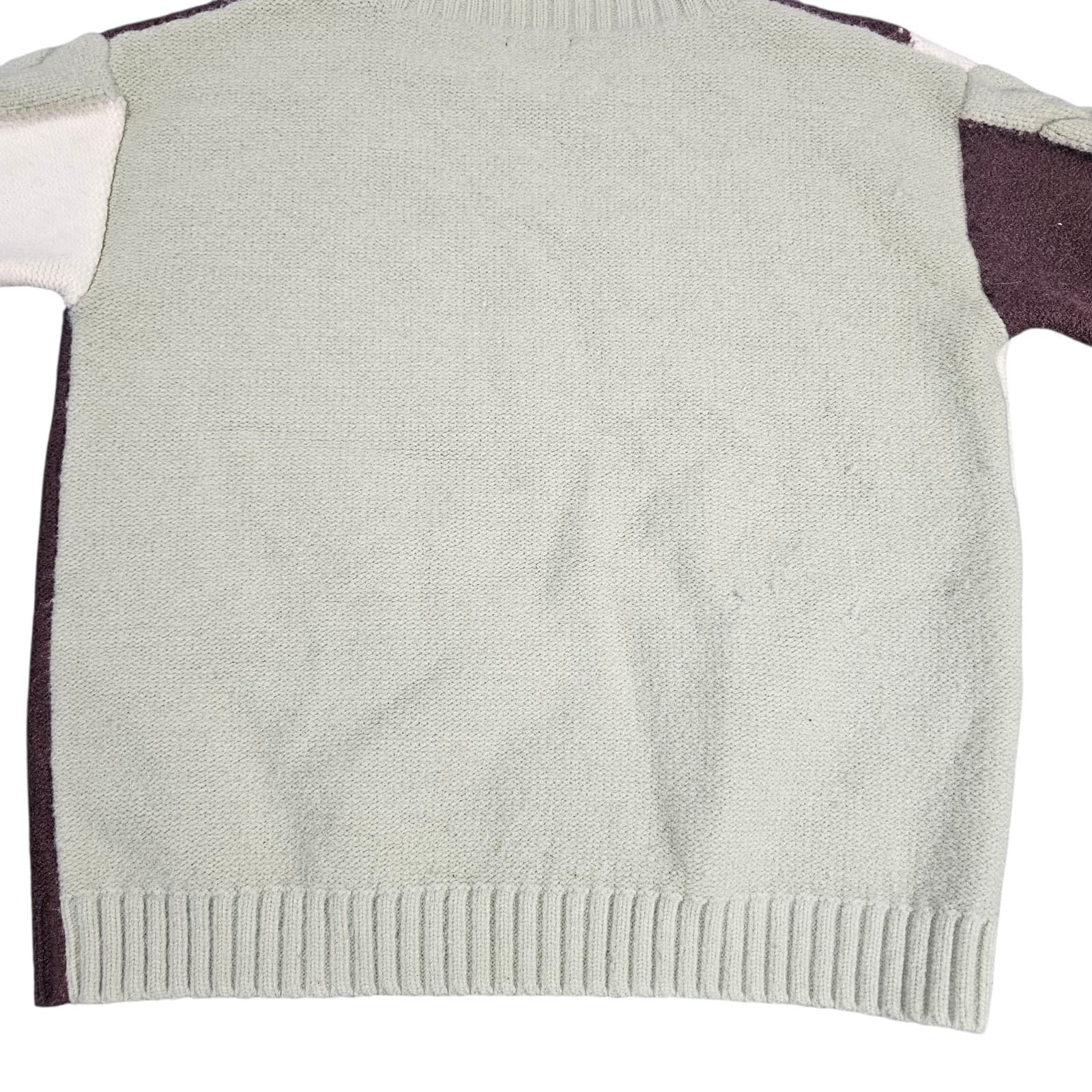 Papermoon Color Block Knitted Sweater Size Large - Thumbnail 7