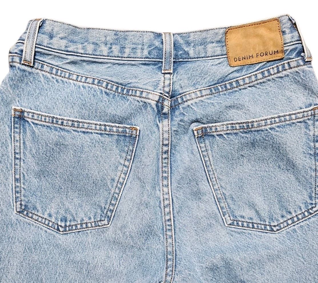 Aritza Denim Forum Blue Jeans Comfy low rise Loose 30Lx26 W - Thumbnail 3
