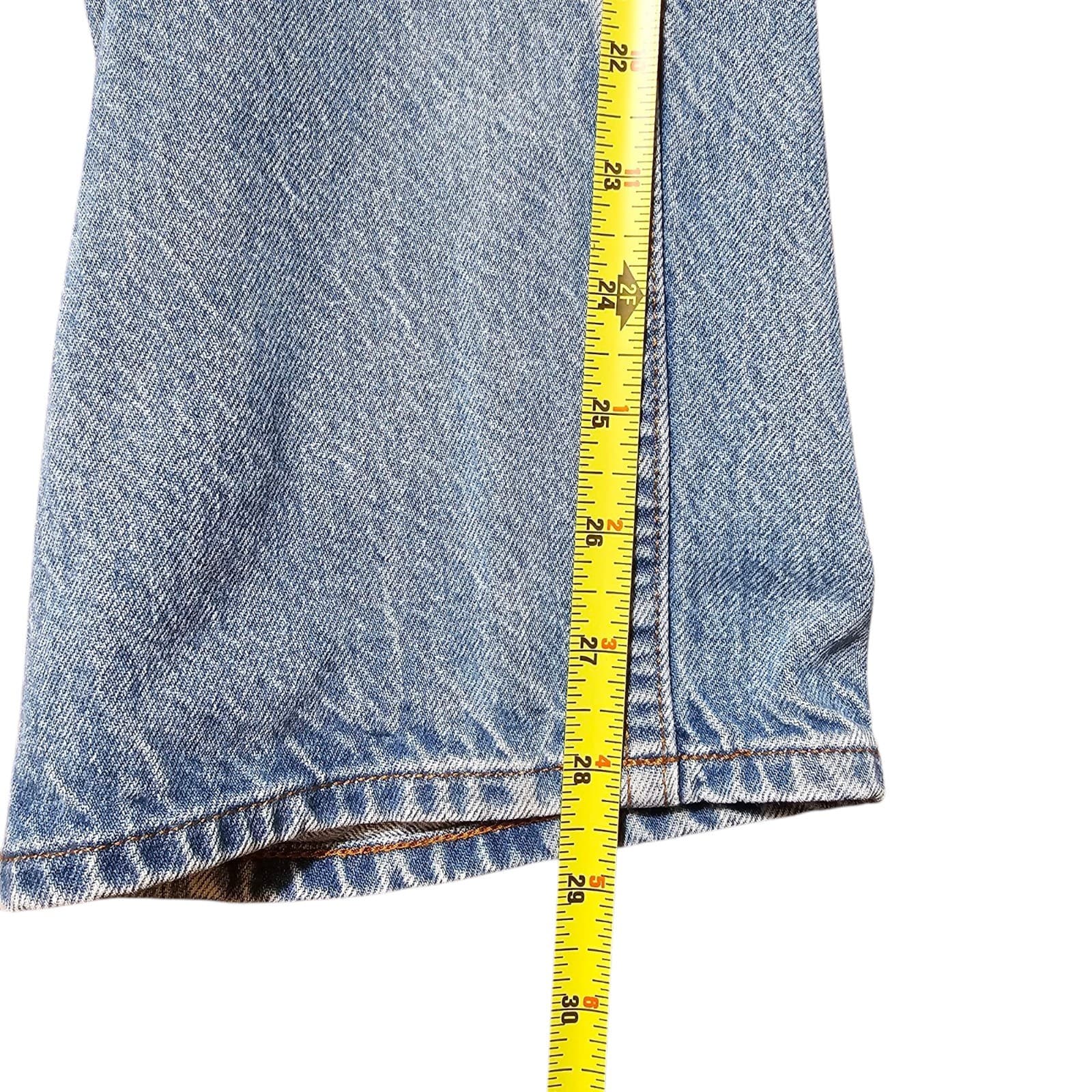 Aritza Denim Forum Blue Jeans Comfy low rise Loose 30Lx26 W - Thumbnail 14