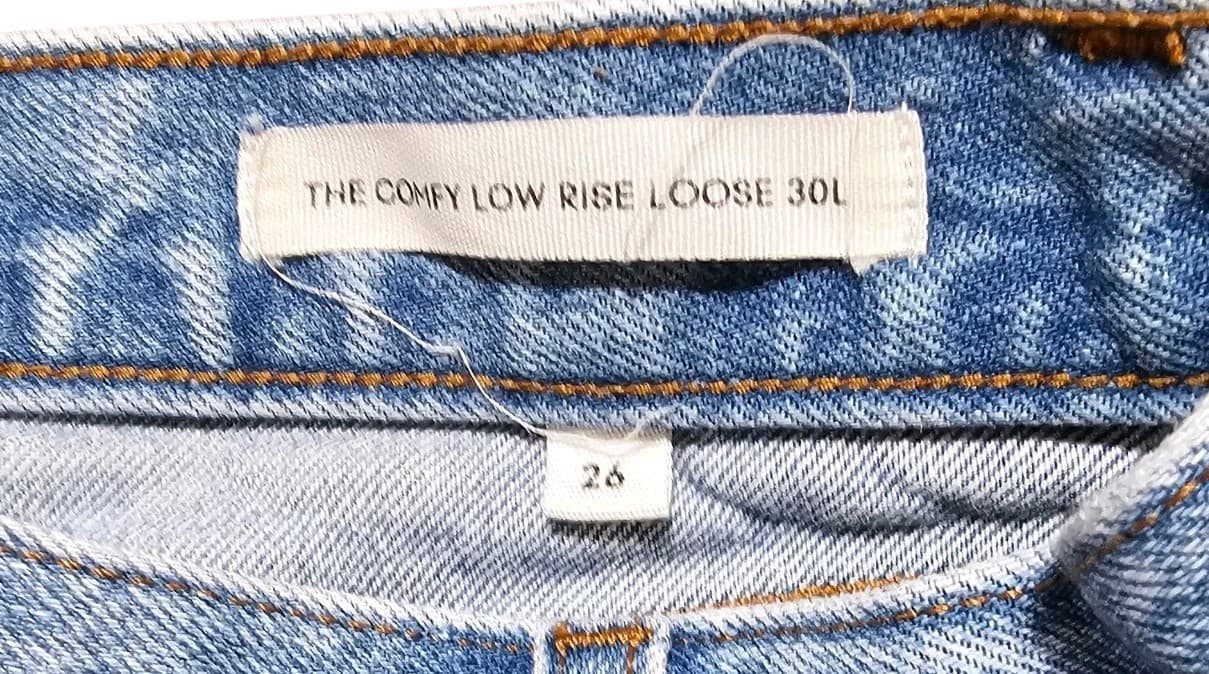 Aritza Denim Forum Blue Jeans Comfy low rise Loose 30Lx26 W - Thumbnail 10