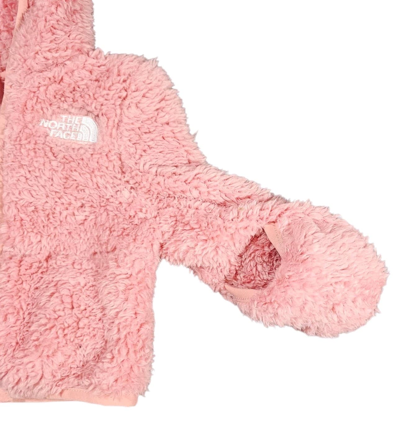 The North Face Bear Full Zip Hoodie (Infant) Cameo Pink O-3 Months - Thumbnail 3