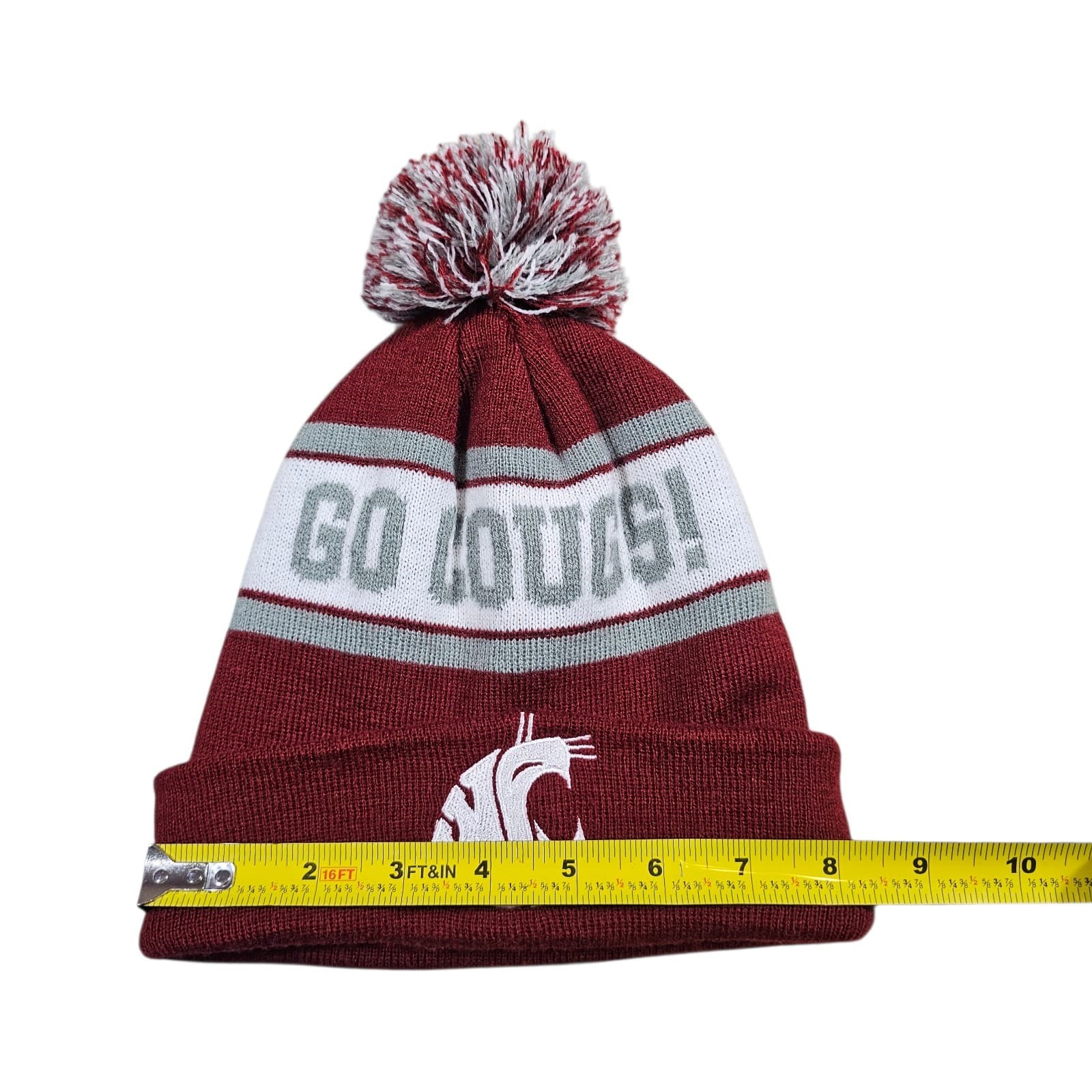 Washington State University WSU Cougars Beanie Hat Pom Pom - Thumbnail 6