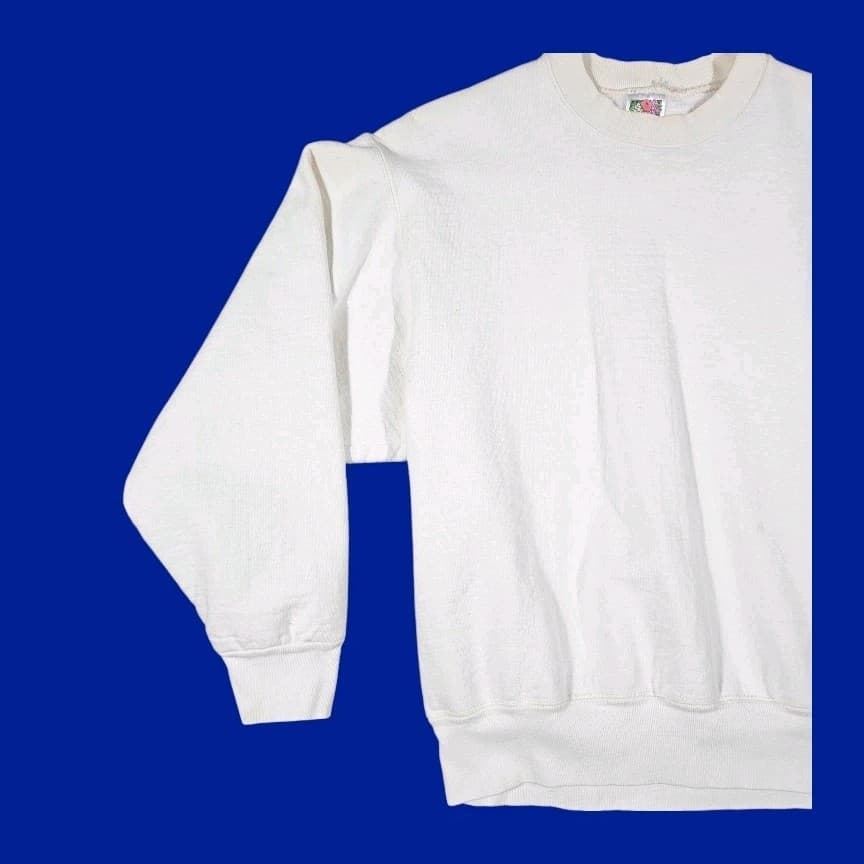 Fruit Of The Loom Super Cotton Vintage 90s Size Med - Thumbnail 3