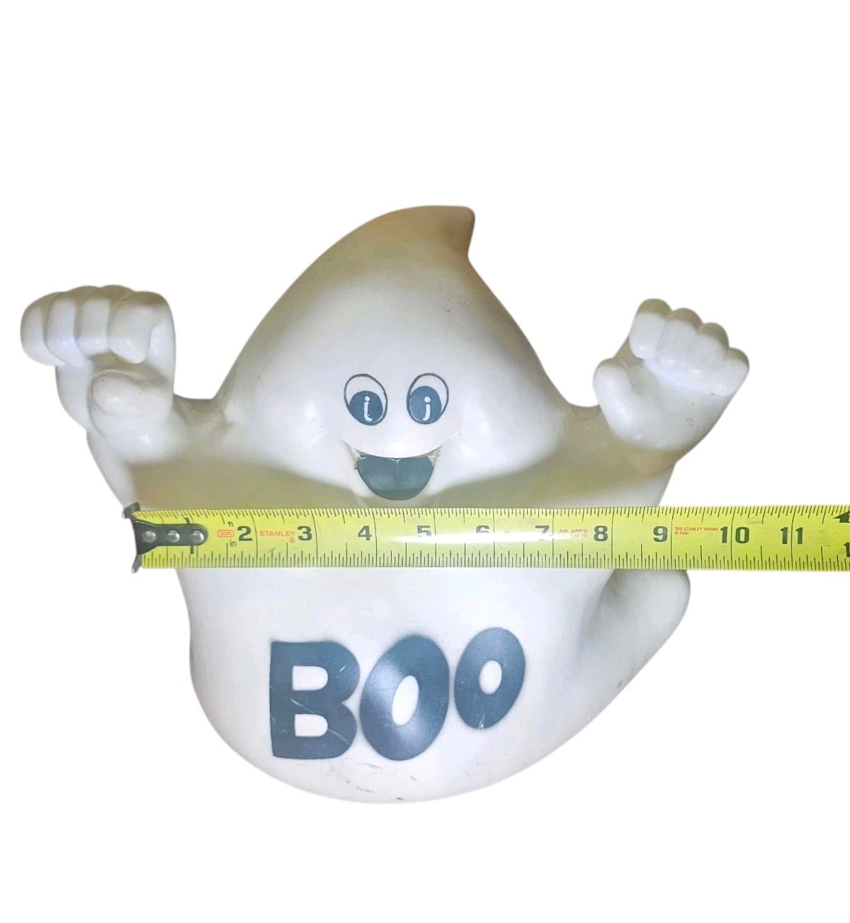 Vintage 90s Halloween "BOO" Ghost Blow Mold. Indoor/Outdoor. 11" - No Light - Thumbnail 6
