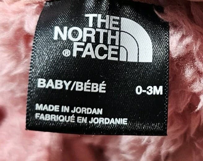 The North Face Bear Full Zip Hoodie (Infant) Cameo Pink O-3 Months - Thumbnail 8
