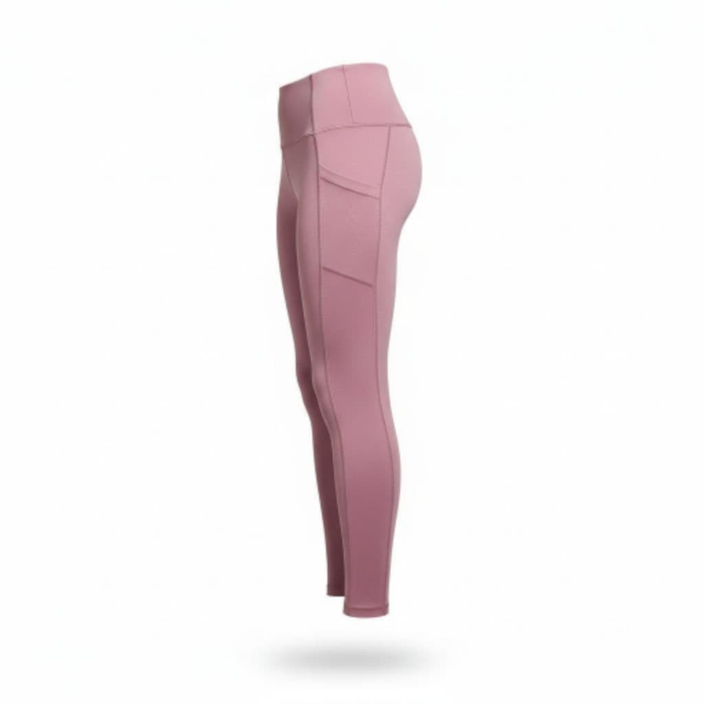 Yogalicious Pink High-Waist Leggings. Gym Running Yoga Pants Womans Small