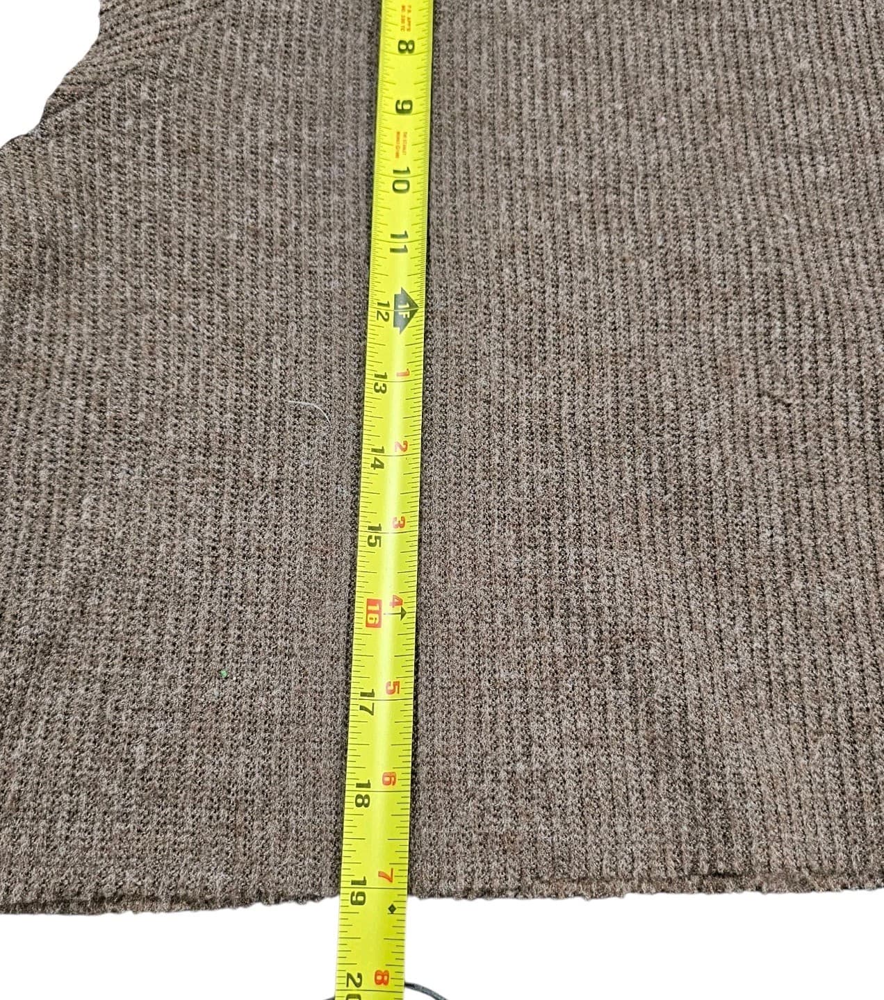 Double Zero Women Brown Long Sleeves Crew Neck Cropped Relaxed Sweater Size L - Thumbnail 4