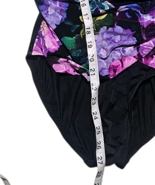 Magicsuit "New Romantic" Louise Floral Print Drape One Price SwimSuit Woman's 10 - Thumbnail 6