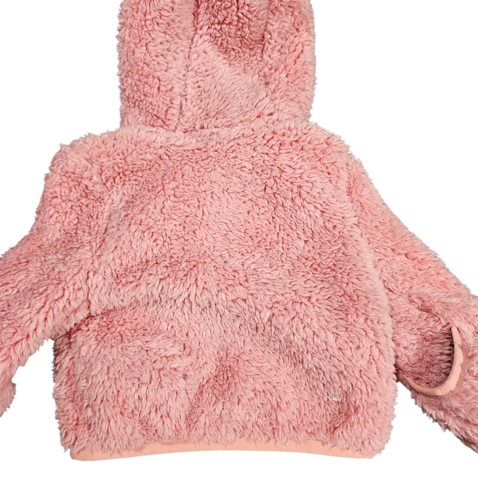 The North Face Bear Full Zip Hoodie (Infant) Cameo Pink O-3 Months - Thumbnail 6