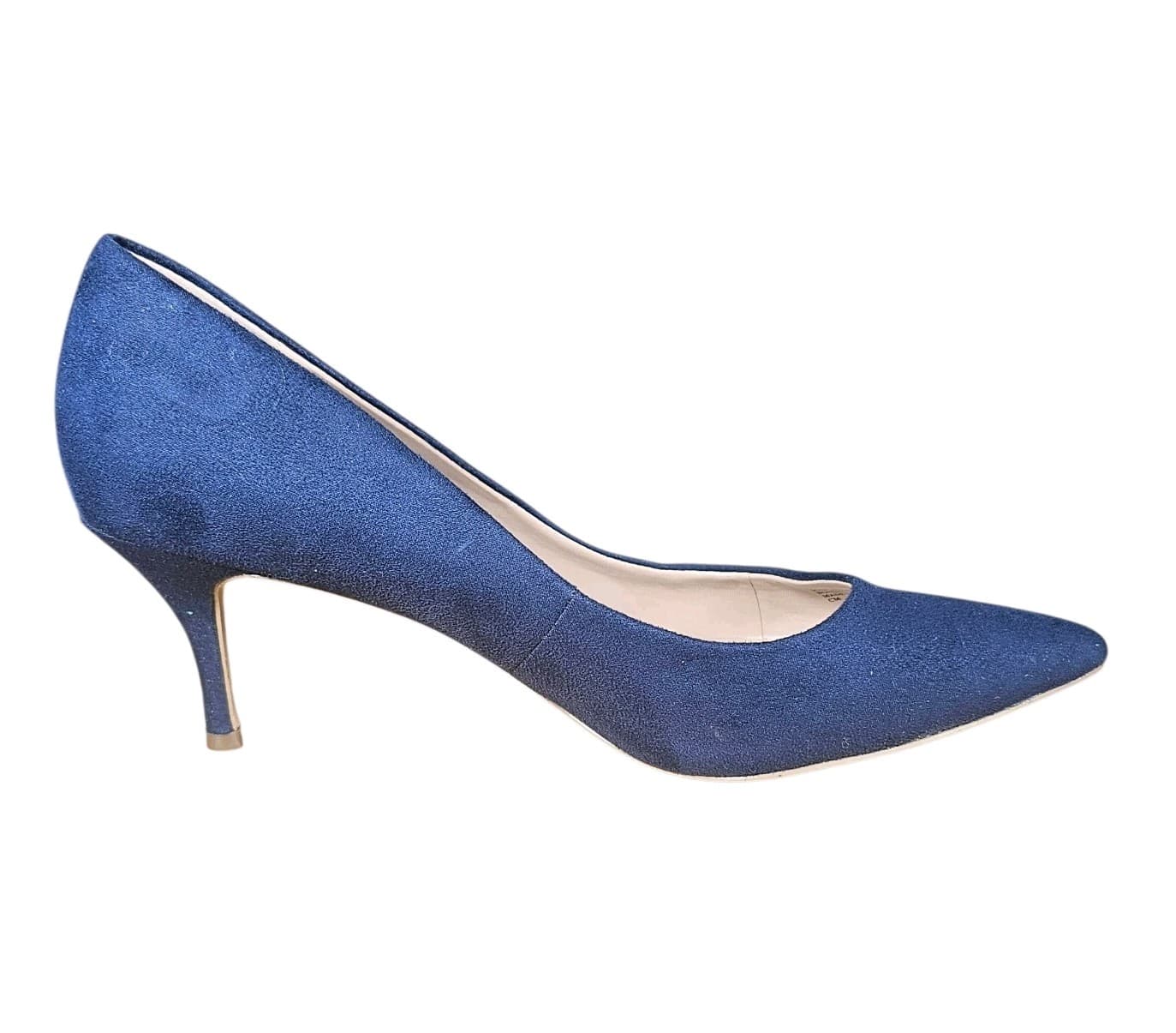 Charles By Charles David Blue SUEDE Heels - Size 7.5 M - Thumbnail 8