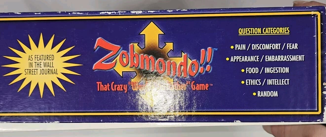 ZOBMONDO 1998 That Crazy "Would You Rather" GAME - Thumbnail 6