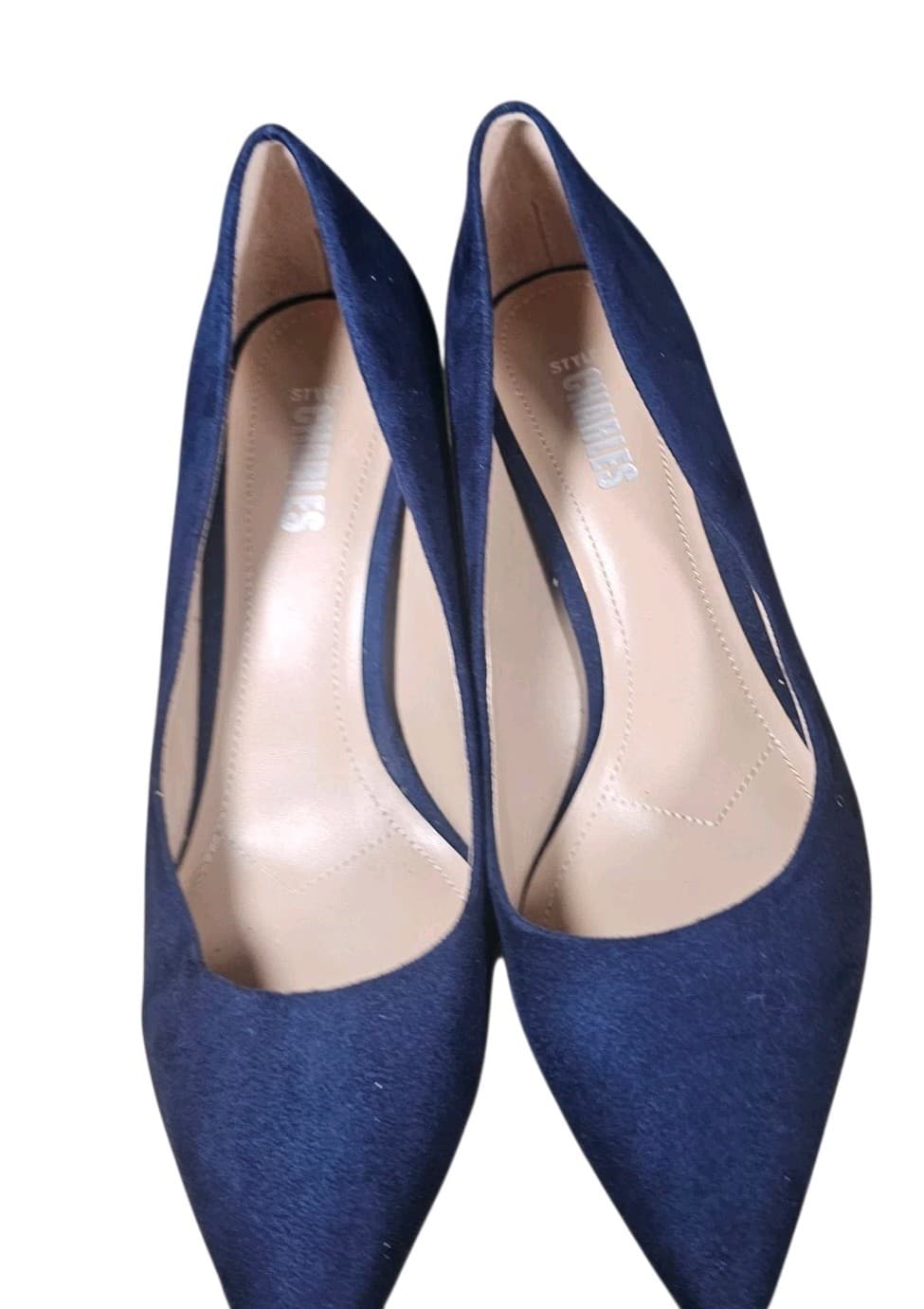 Charles By Charles David Blue SUEDE Heels - Size 7.5 M - Thumbnail 16