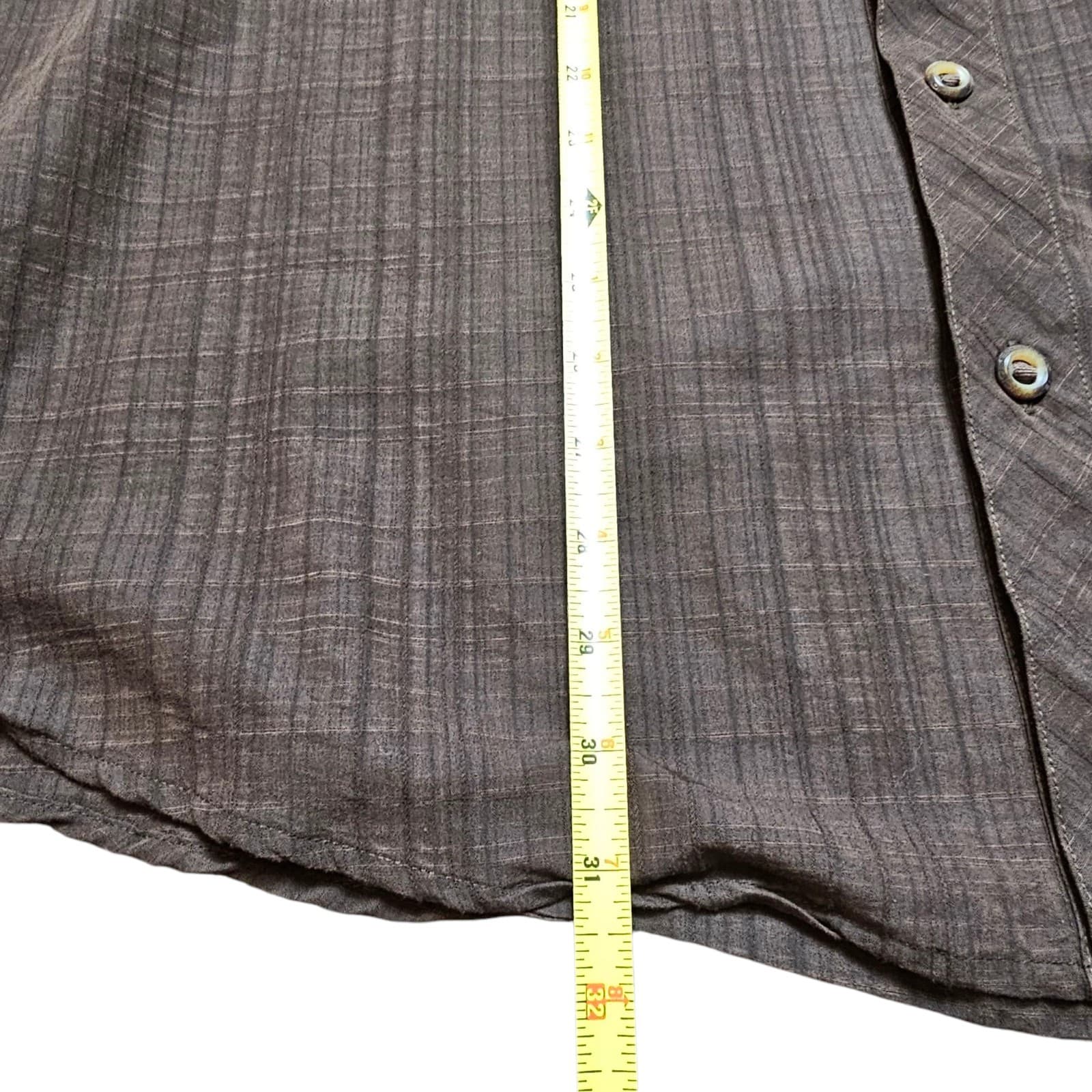 Exofficio Long Sleeve Shirt Mens Xxl Brown Button Down - Thumbnail 13