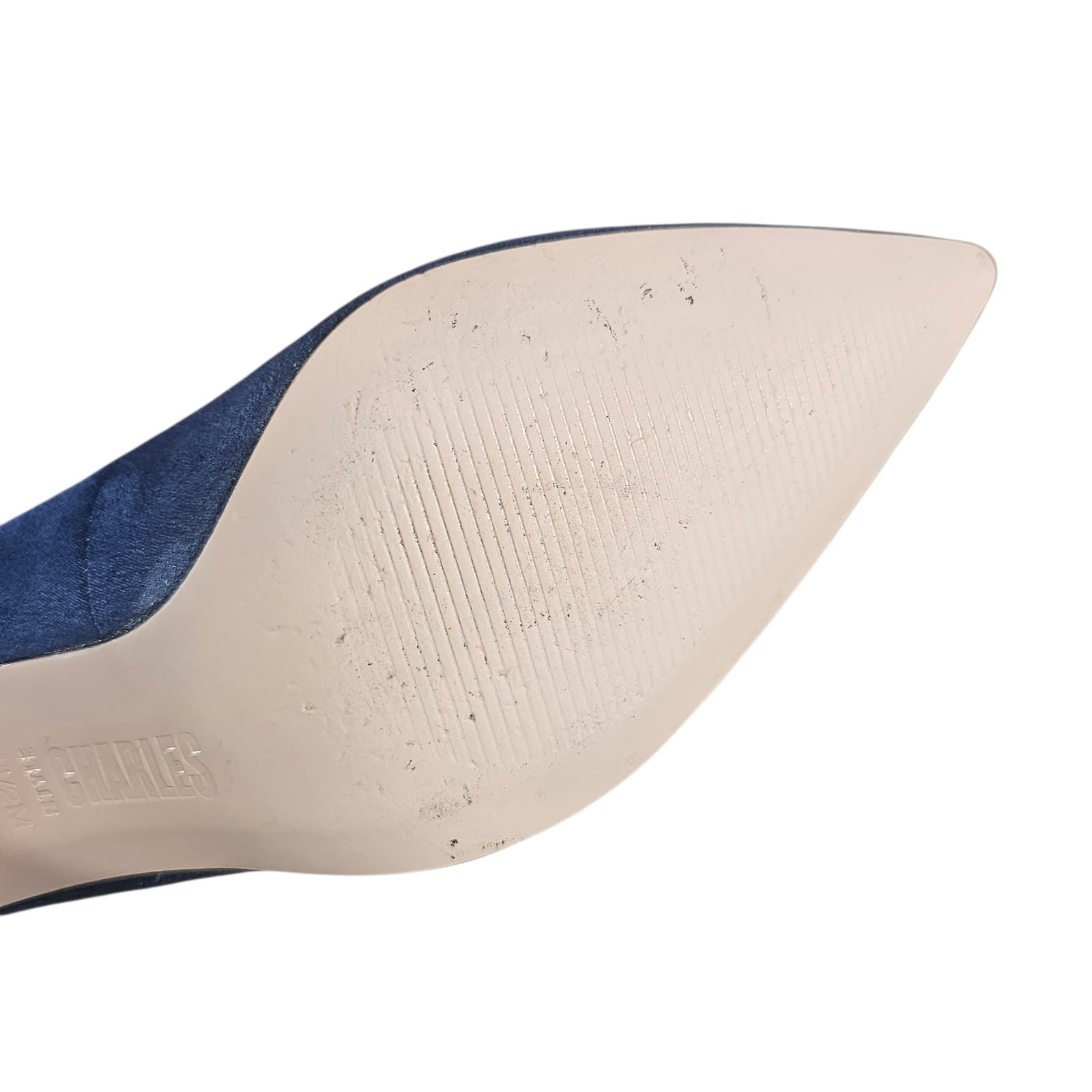 Charles By Charles David Blue SUEDE Heels - Size 7.5 M - Thumbnail 12