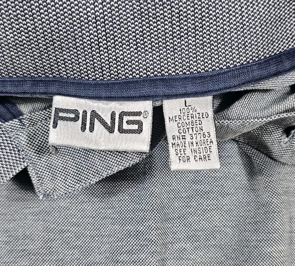 Ping Collection Golf Polo Collar Shirt Men's Size Large Gray - Thumbnail 11
