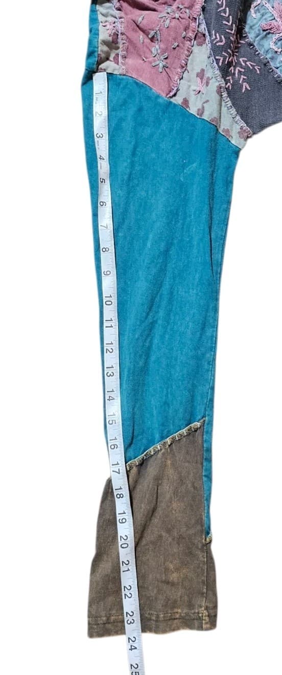 Avatar Women's Patchwork Boho Style Zip Up Hoodie Women's Size Small - Thumbnail 10