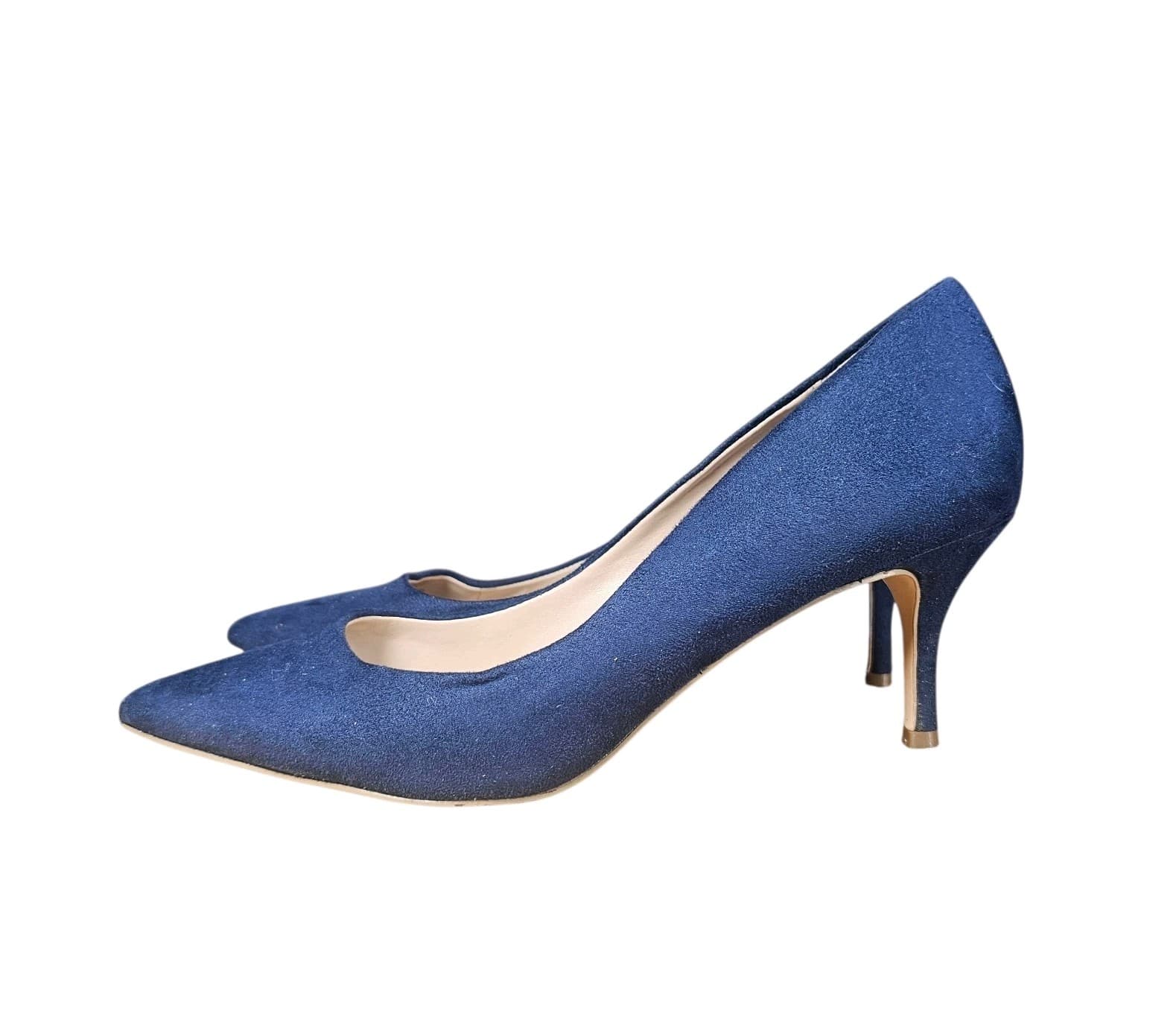 Charles By Charles David Blue SUEDE Heels - Size 7.5 M - Thumbnail 2