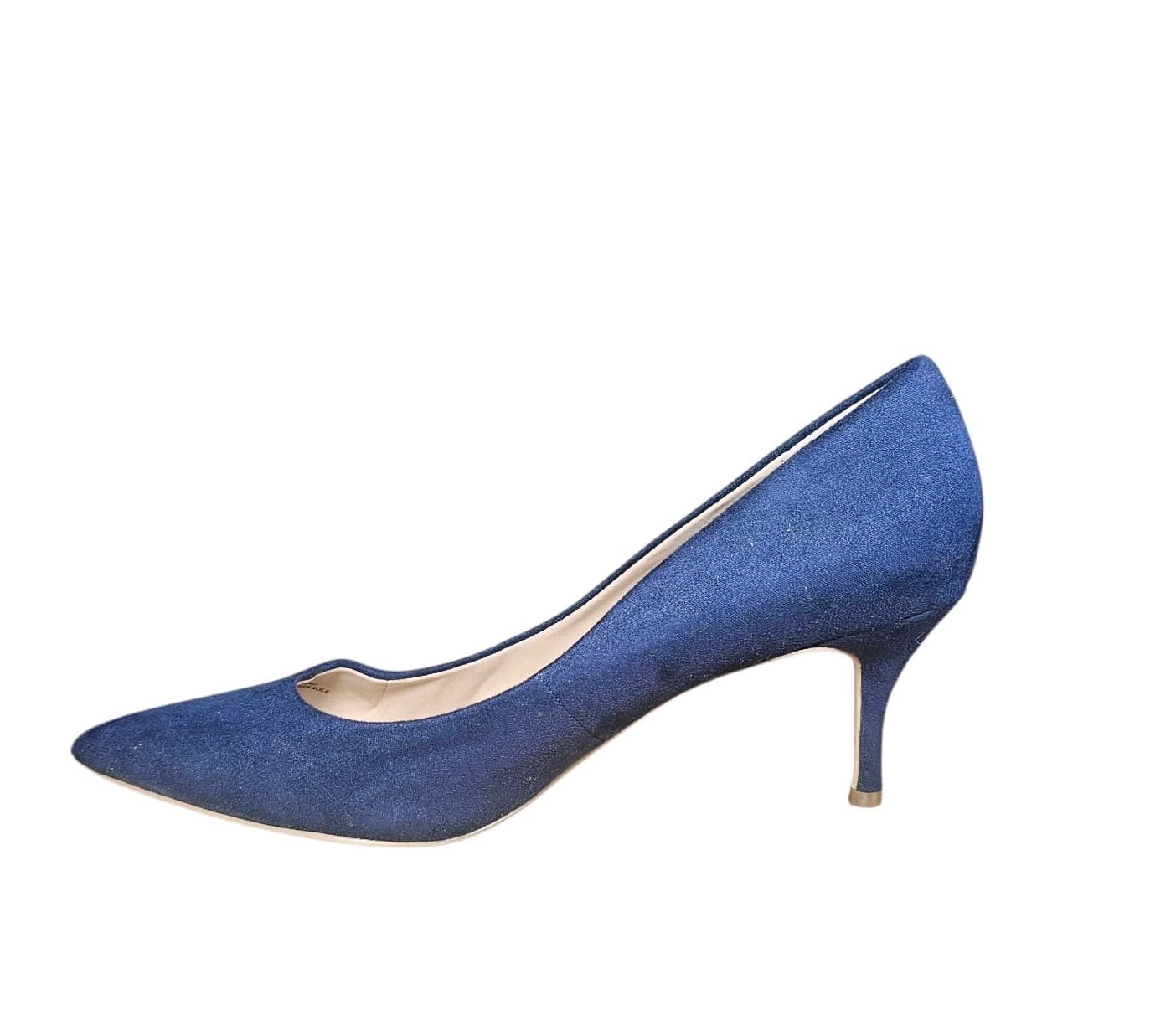 Charles By Charles David Blue SUEDE Heels - Size 7.5 M - Thumbnail 6