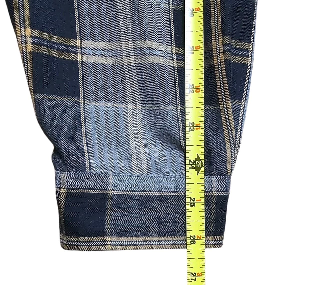 ExOfficio Shirt Mens Size 2xl Gray Plaid Polyester Casual Button Up Long Sleeve - Thumbnail 6