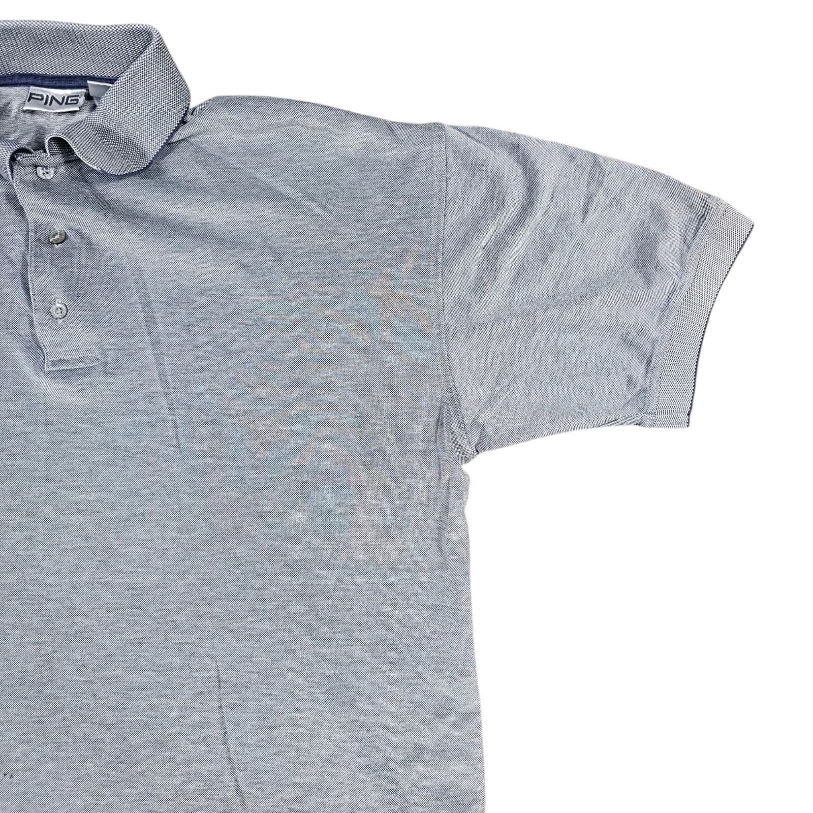 Ping Collection Golf Polo Collar Shirt Men's Size Large Gray - Thumbnail 4