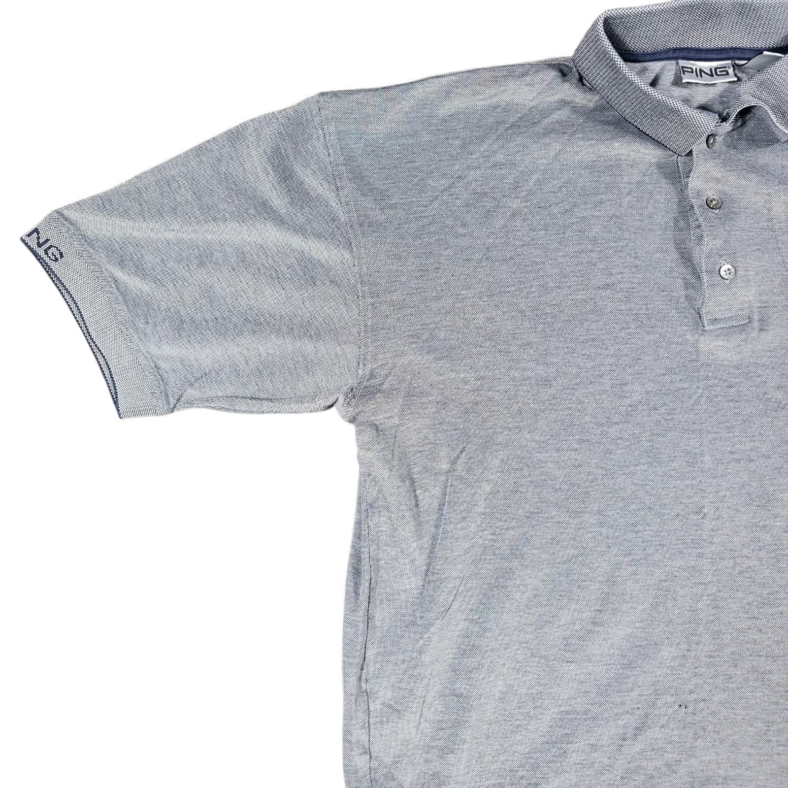 Ping Collection Golf Polo Collar Shirt Men's Size Large Gray - Thumbnail 3