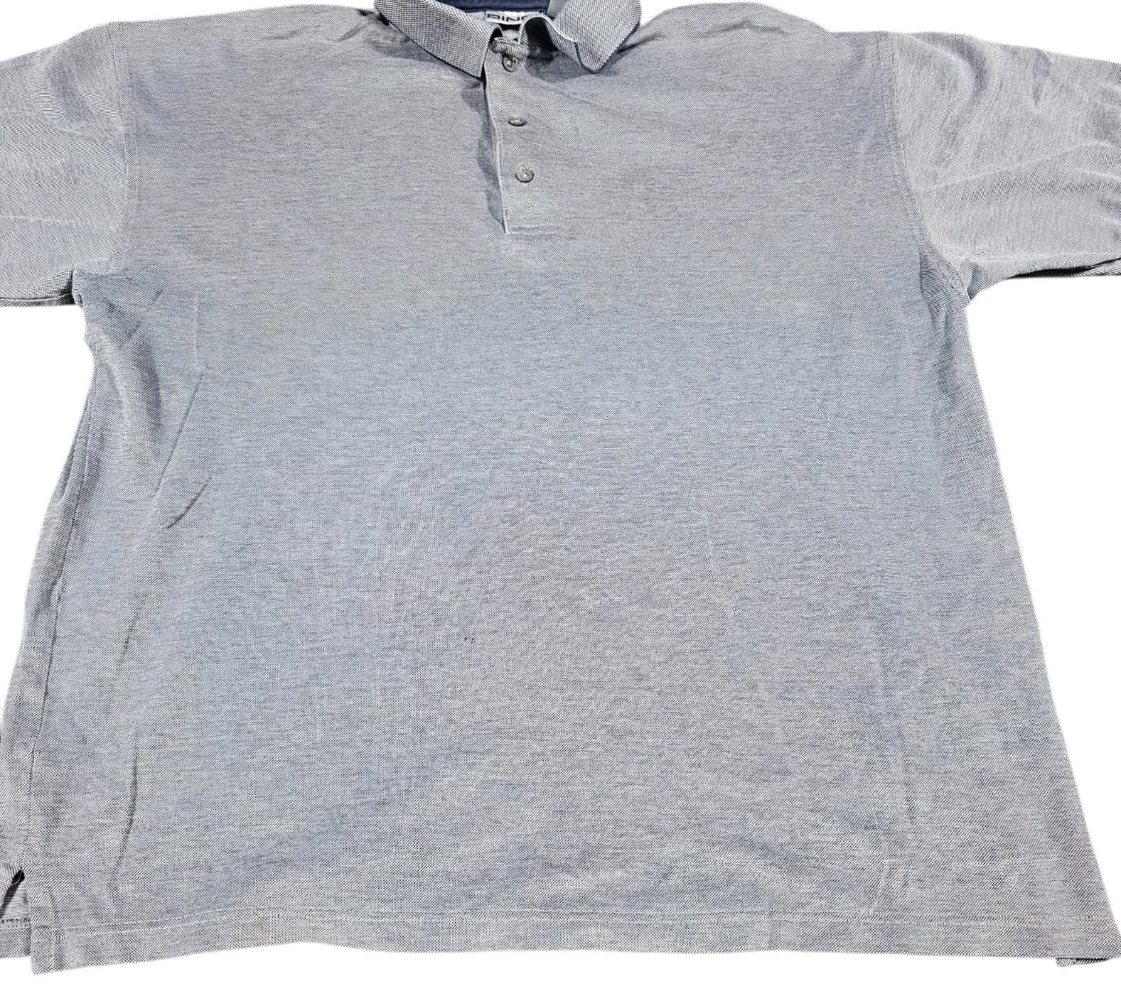 Ping Collection Golf Polo Collar Shirt Men's Size Large Gray - Thumbnail 5