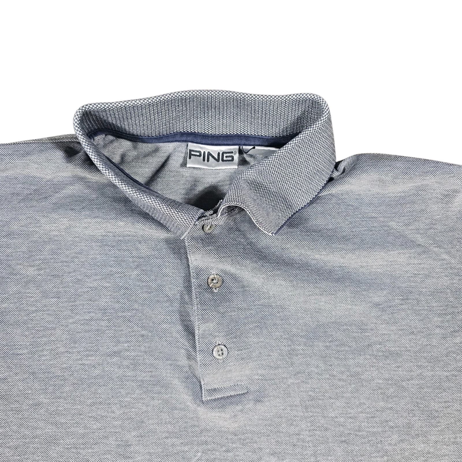 Ping Collection Golf Polo Collar Shirt Men's Size Large Gray - Thumbnail 2