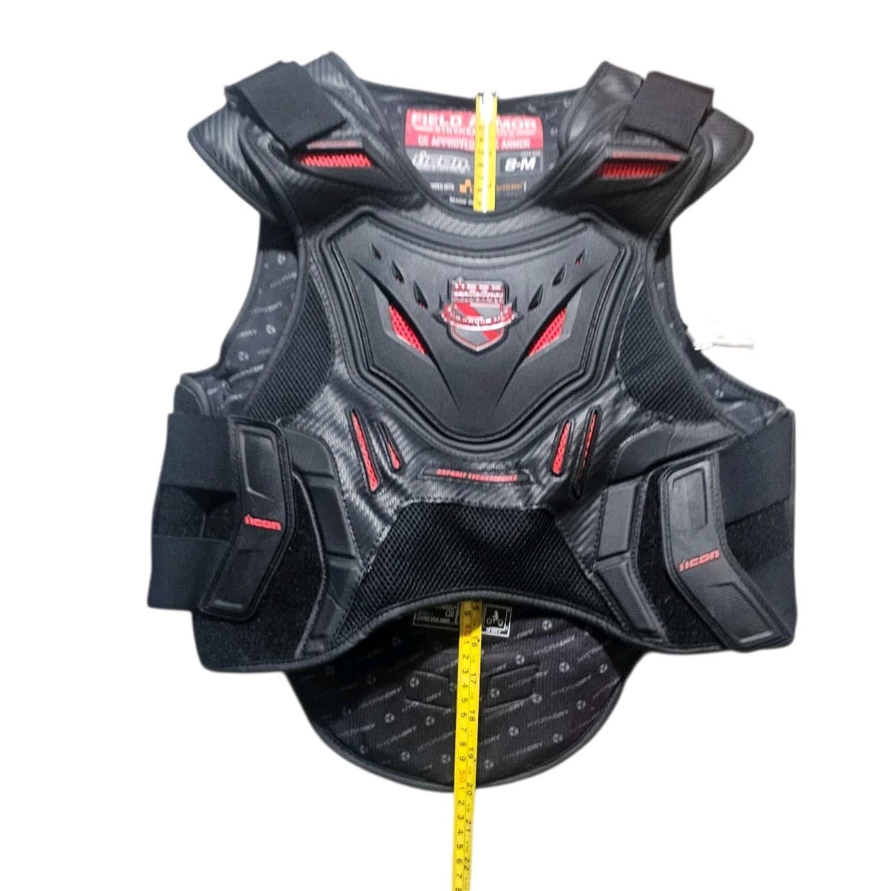 Icon Field Armor Stryker Motorcycle Vest Size S/M (Missing 2 Rivots See Pics) - Thumbnail 3