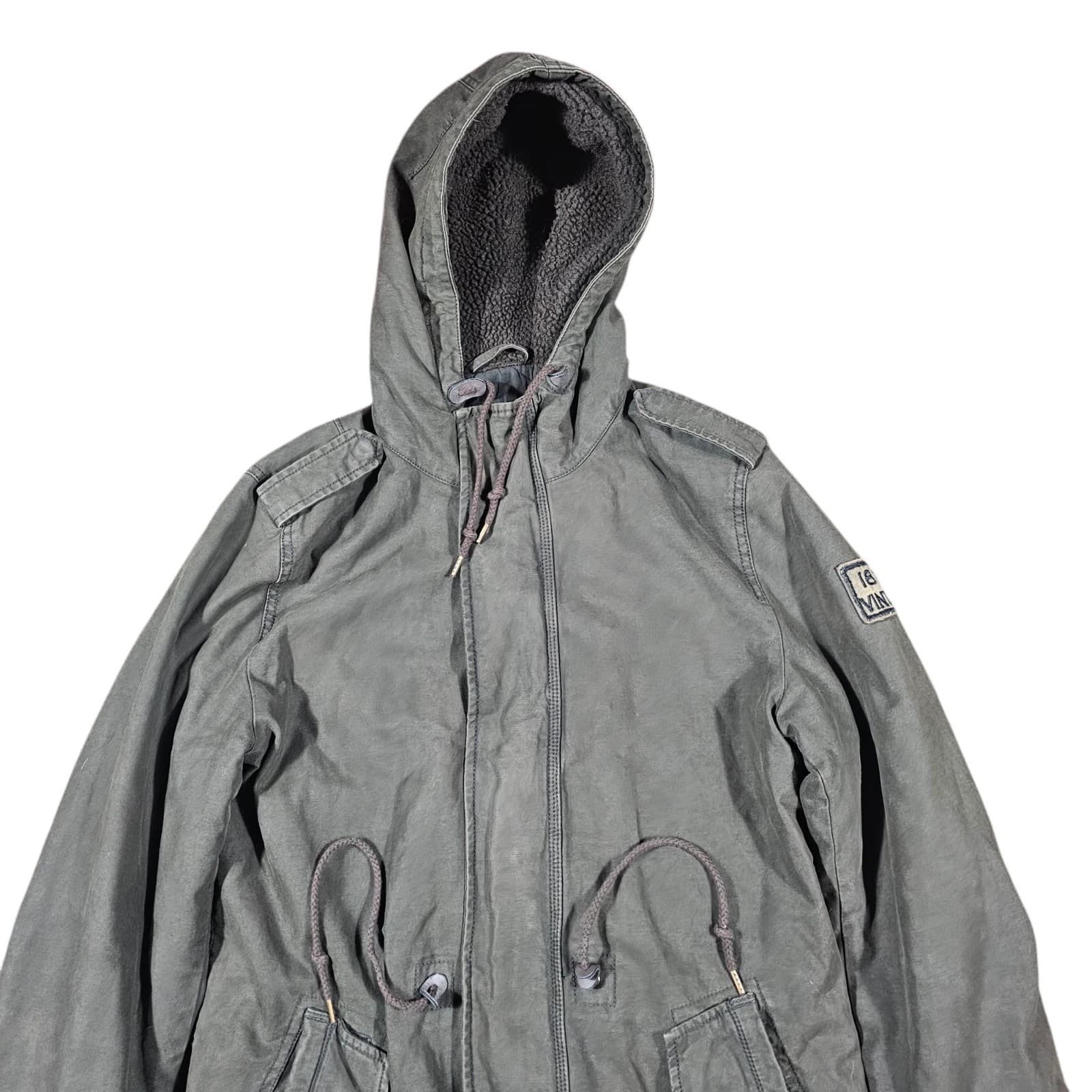G.H. Bass Green Army Style Jacket Vintage Style - Thumbnail 3
