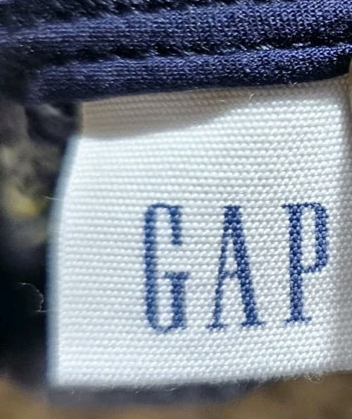 Gap Factory Split Neck Top Navy Floral Women's Size Extra Large - Thumbnail 10