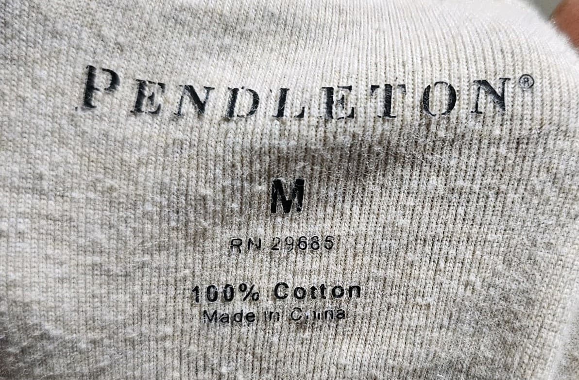 Pendleton Round Up Let Em Buck Graphic Long Sleeve Top Women's Size M Rodeo - Thumbnail 11