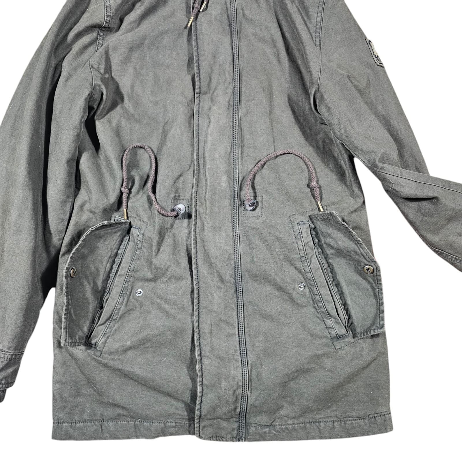 G.H. Bass Green Army Style Jacket Vintage Style - Thumbnail 6
