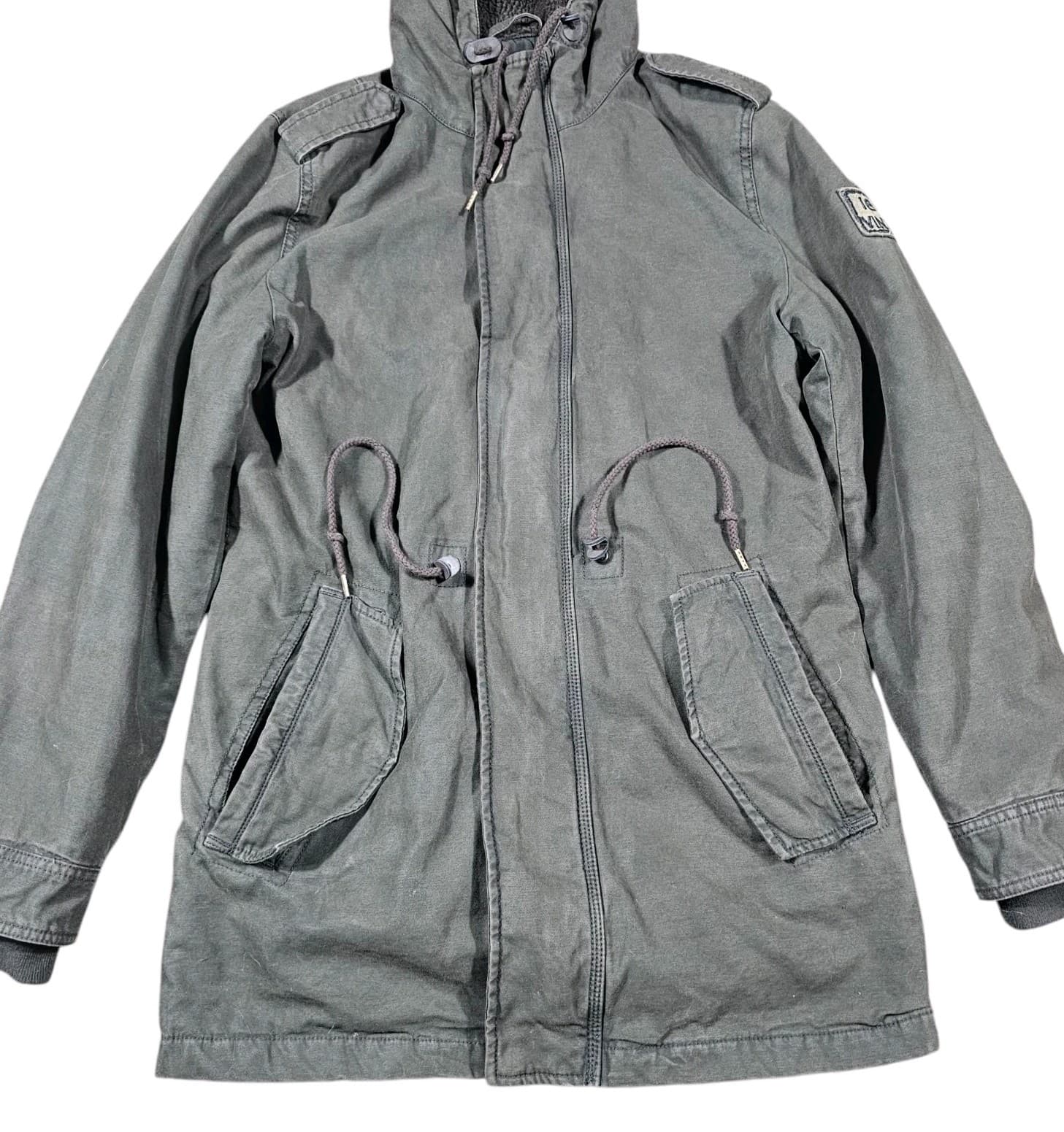 G.H. Bass Green Army Style Jacket Vintage Style - Thumbnail 2