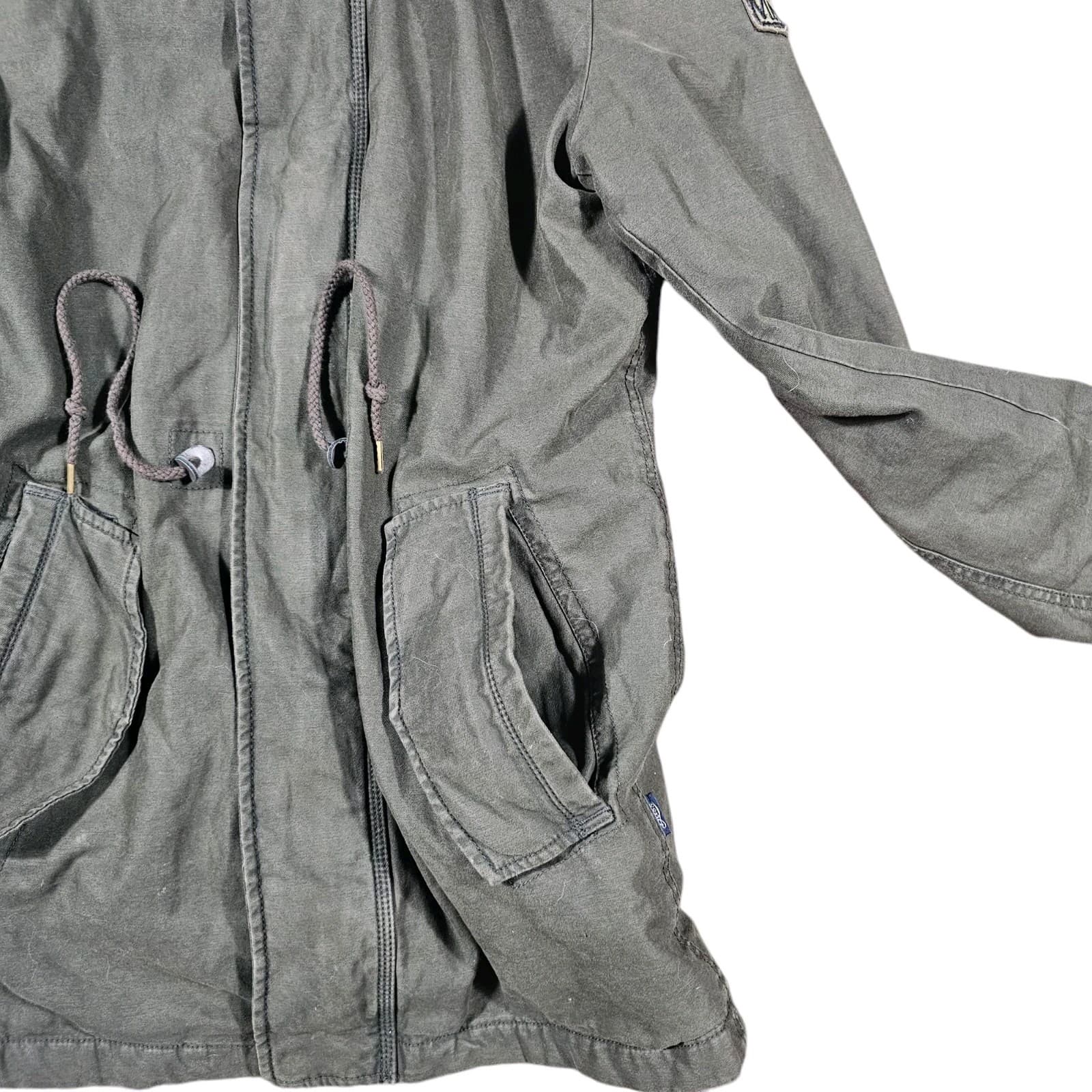 G.H. Bass Green Army Style Jacket Vintage Style - Thumbnail 7