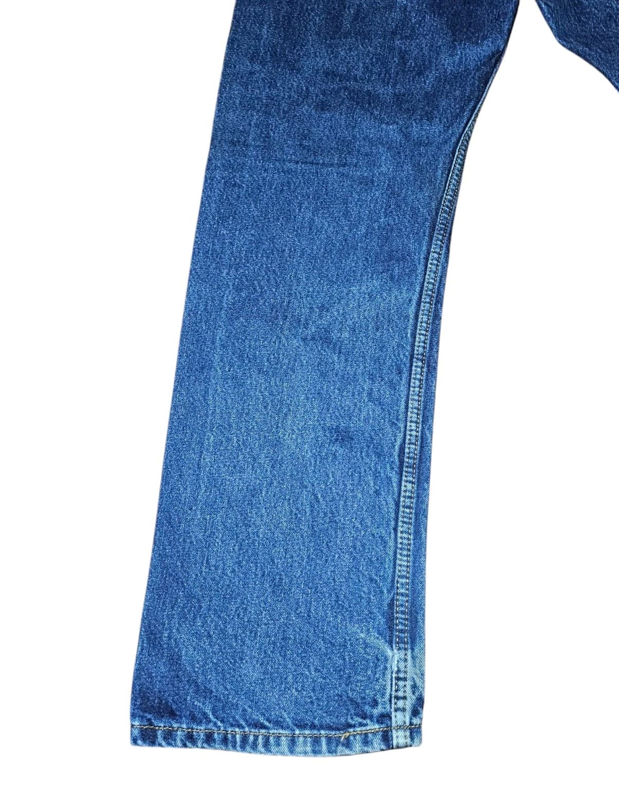 Levis Jeans Mens 36x32 Blue 505 Straight Regular Fit Denim - Thumbnail 12