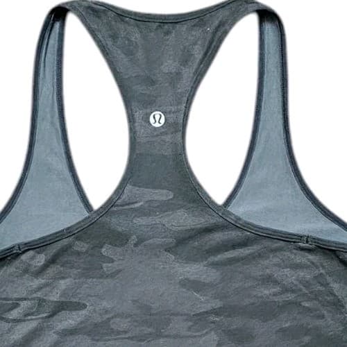 Lululemon Tank Top Womens Size 5 Or 6?(see Pics) Camo Tank Casual Tee Racerback - Thumbnail 4