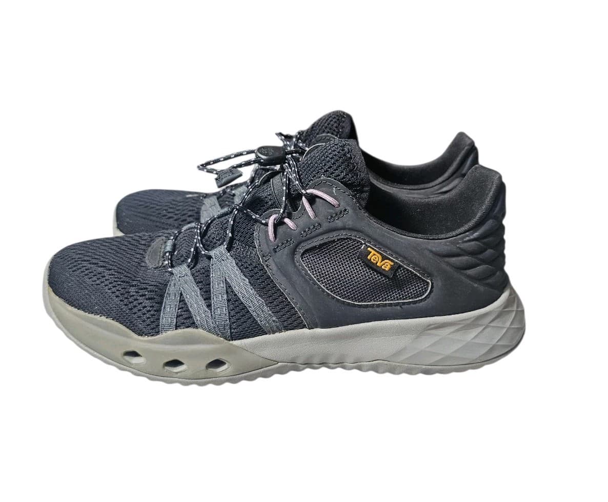 TEVA WOMEN TERRA-FLOAT CHURN BLACK HYBRID TRAIL SHOE 8.5 - Thumbnail 2