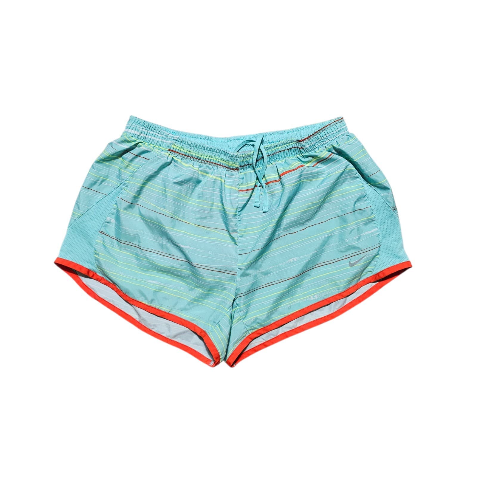 NIKE DRI-FIT Women’s Athletic Gym Workout Running Shorts Light Teal Size Small